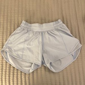 Lululemon Hotty Hot shorts 4 inches size 2, color ice blue NWT